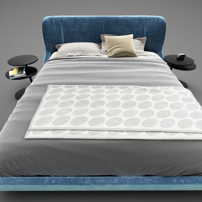 现代风格双人床