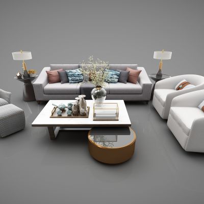 现代风格沙发组合