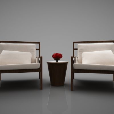 现代风格单人沙发163(2016)