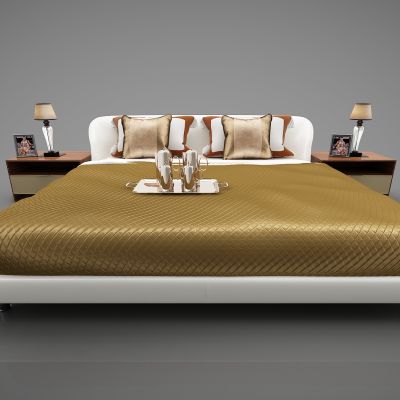 现代风格双人床176(2016)