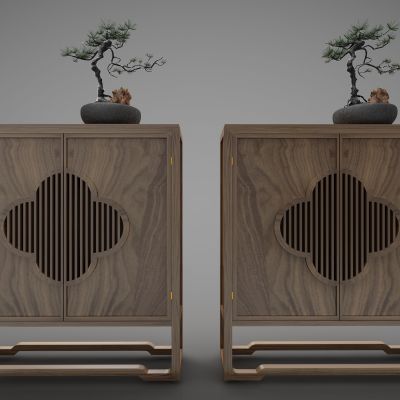 新中式风格装饰柜52(2016)