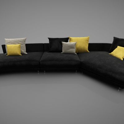 现代风格沙发3D模型