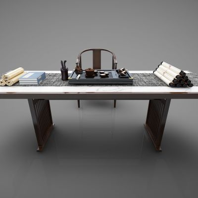 新中式风格书桌57(2016)