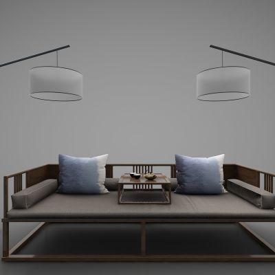 新中式风格三人沙发112(2016)