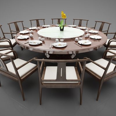 新中式风格餐桌289(2016)