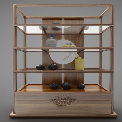 新中式风格装饰柜19(2016)