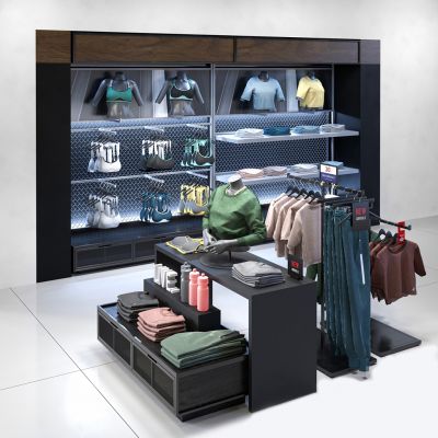 服装陈列 陈列架