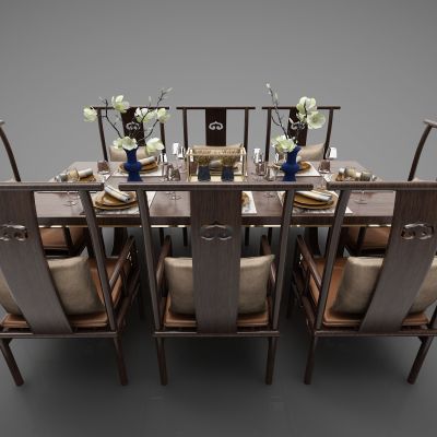 新中式风格餐桌280(2016)