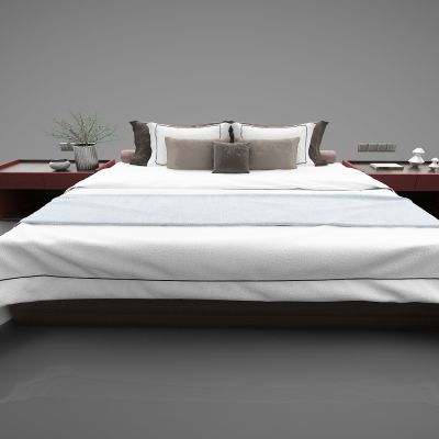 现代风格双人床186(2016)