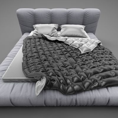 现代风格双人床