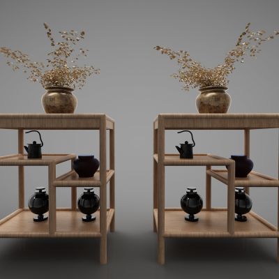 新中式风格装饰柜00001164(2016)