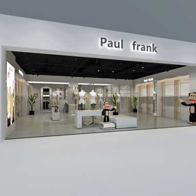 现代简约服装集合店