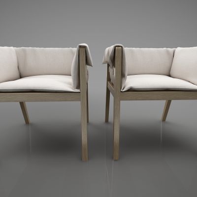 现代风格单人沙发