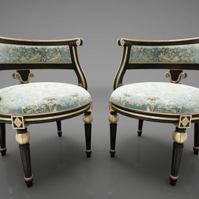 现代风格单人沙发