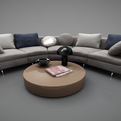 现代风格沙发3D模型