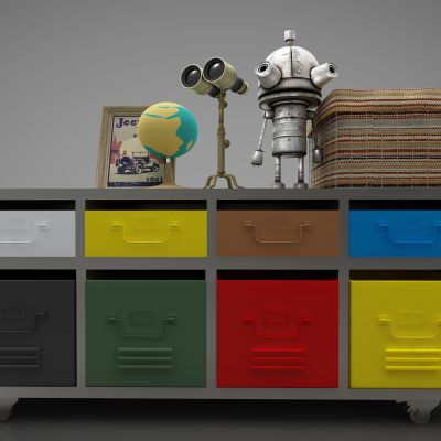 现代风格装饰柜