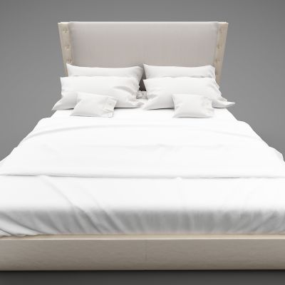 现代风格双人床