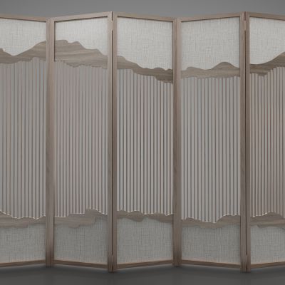 新中式风格屏风隔断63(2016)