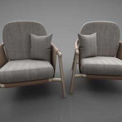 现代风格单人沙发