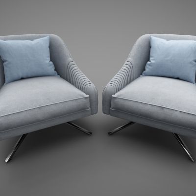 现代风格的单人沙发