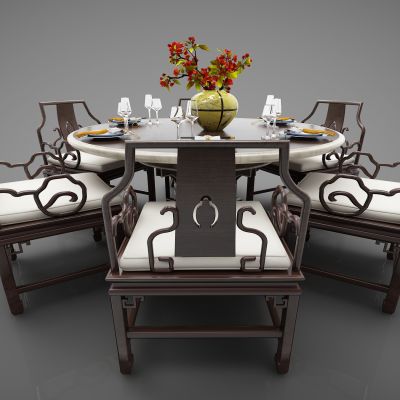 新中式风格餐桌00001141(2016)