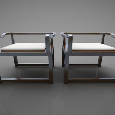 新中式风格单人沙发283(2016)