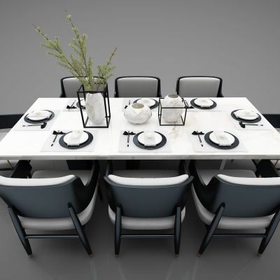 新中式风格餐桌