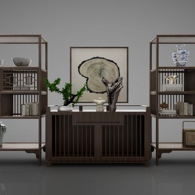 新中式风格装饰柜291(2016)