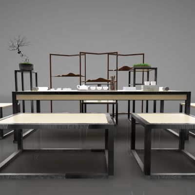 新中式风格茶桌76(2016)