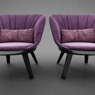 现代风格单人沙发