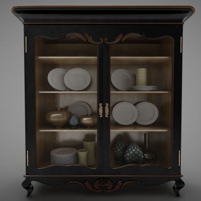 欧式风格装饰柜