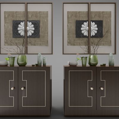 新中式风格装饰柜428(2016)