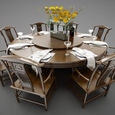 新中式风格餐桌339(2016)