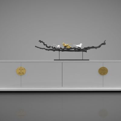 新中式风格装饰柜465(2016)