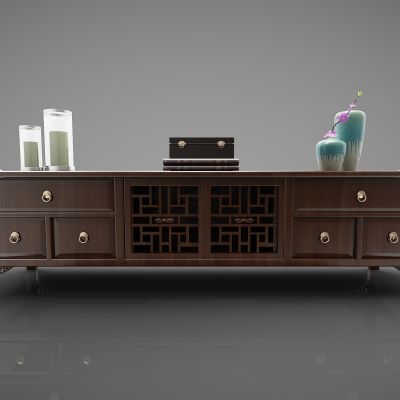 新中式风格电视柜437(2016)