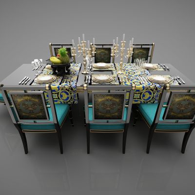 新中式风格餐桌354(2016)