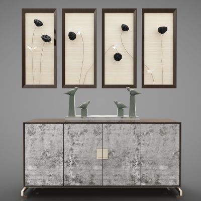 新中式风格装饰柜431(2016)