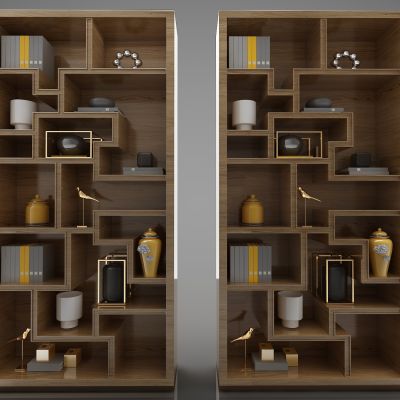 新中式风格装饰柜377(2016)