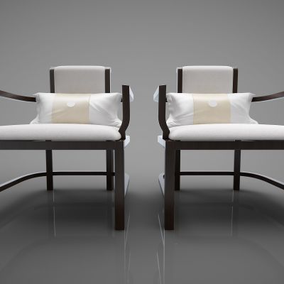 新中式风格单人沙发442(2016)