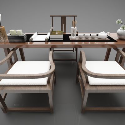 新中式风格书桌345(2016)