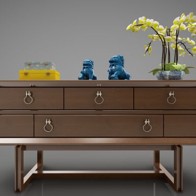 新中式风格装饰柜344(2016)