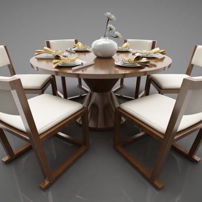 新中式风格餐桌378(2016)