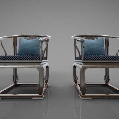 新中式风格单人沙发410(2016)