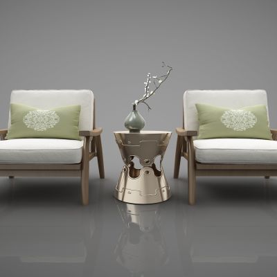 新中式风格单人沙发427(2016)