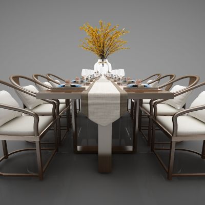 新中式风格餐桌448(2016)