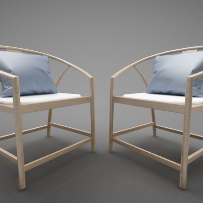 新中式风格单人沙发418(2016)