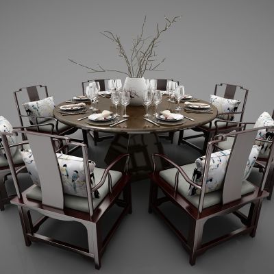 新中式风格餐桌368(2016)