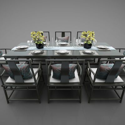 新中式风格餐桌361(2016)