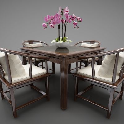 新中式风格餐桌367(2016)