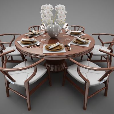 新中式风格餐桌358(2016)